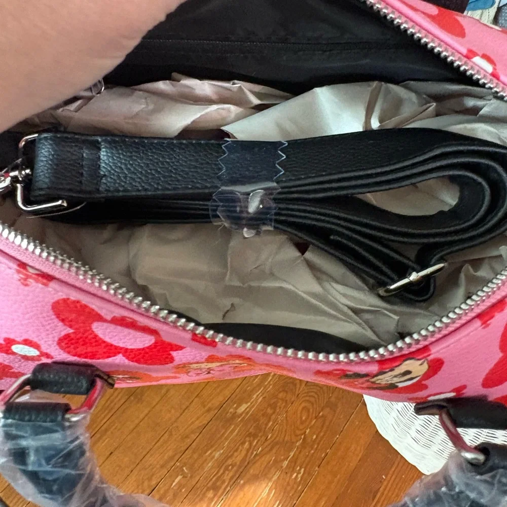 Disney Pink and Red Floral Mini Mouse Bag - Picture 4 of 4